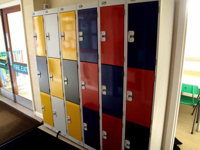 Three Door Lockers At Keelby Primary School
