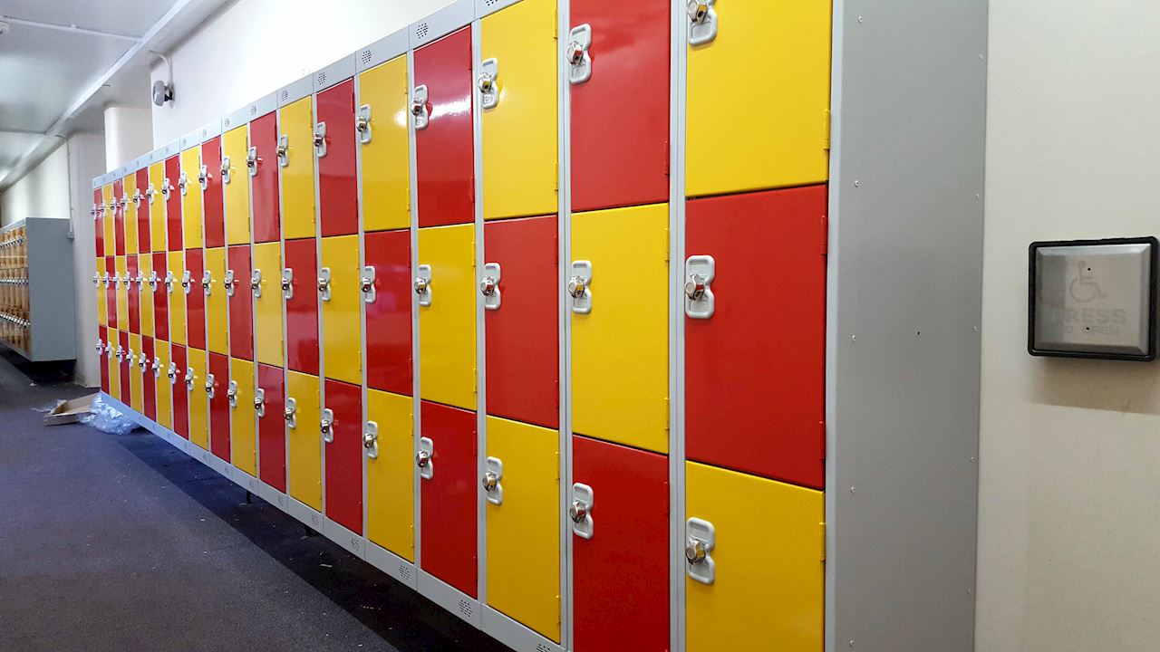 Low Height Lockers at Cross Lane Primary School