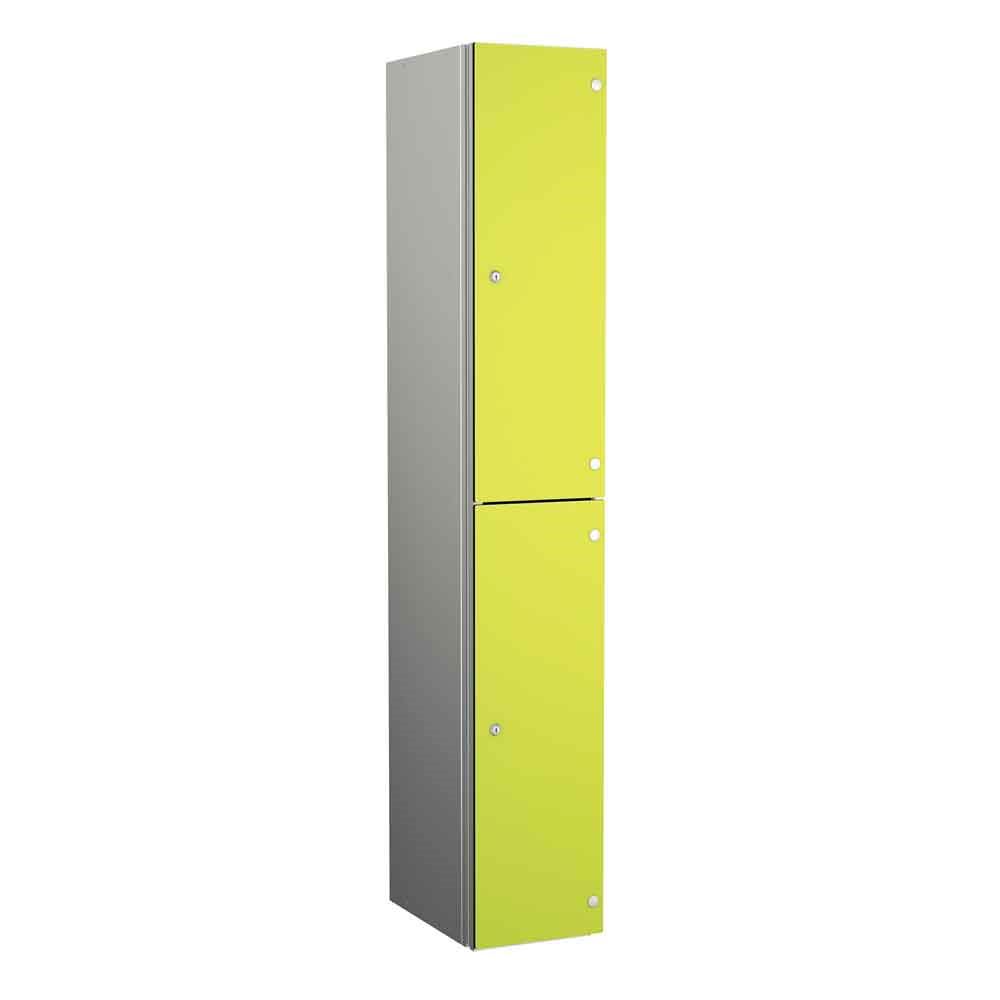 Aluminium Lockers - Zenbox 2 Door 1800H