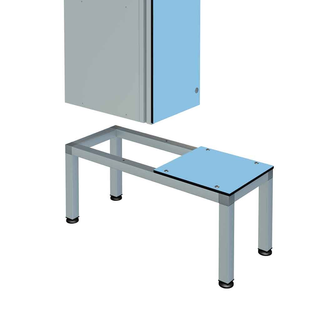 Aluminium Seat/Stands for Zenbox Lockers