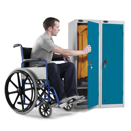 Disability Single Door Locker 1300mm high P Series