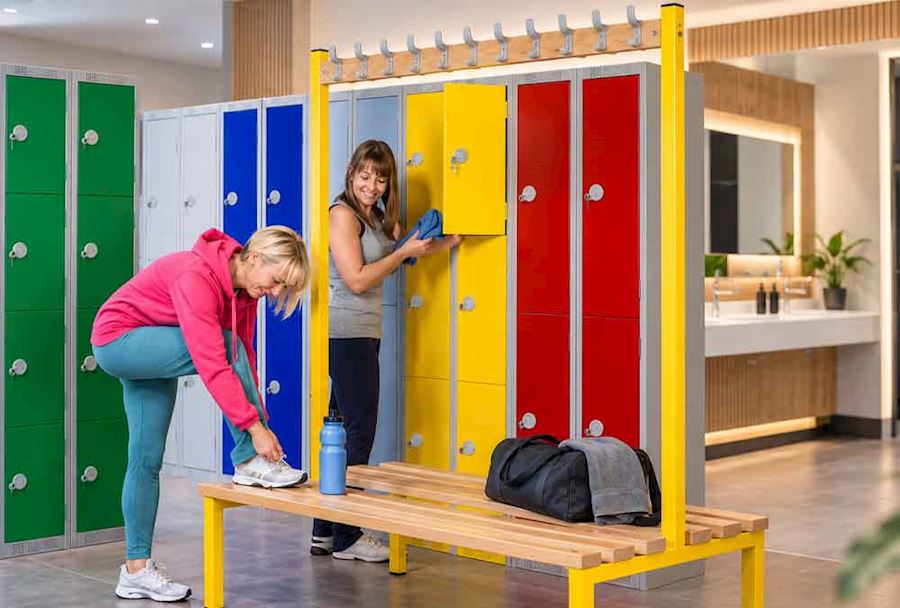 Quality changing room lockers are essential for hygiene