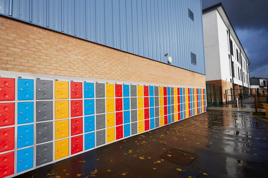 Inspire your students with bike storage and exterior lockers
