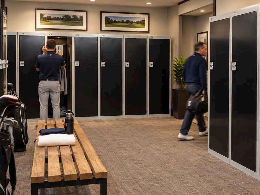 Golf club lockers that are much more than just par for the course!