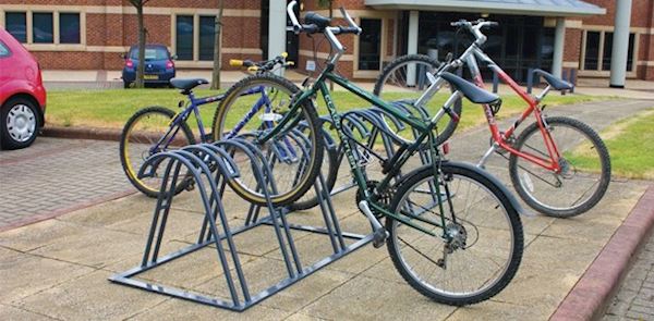 How to encourage sustainable transport: bicycle racks