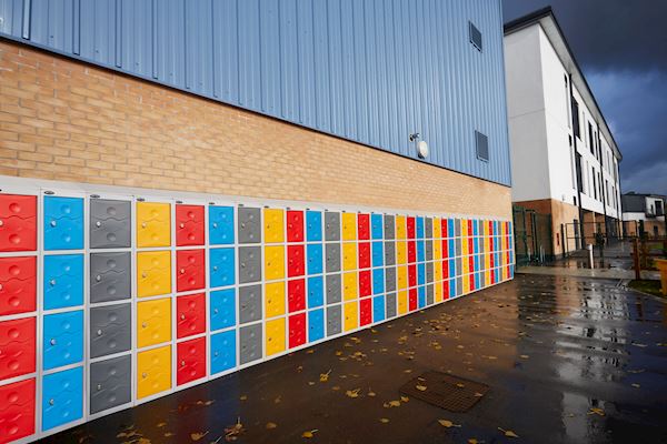 Inspire your students with bike storage and exterior lockers