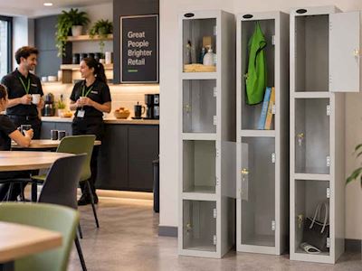 Clear vision lockers are the answer for security-conscious environments