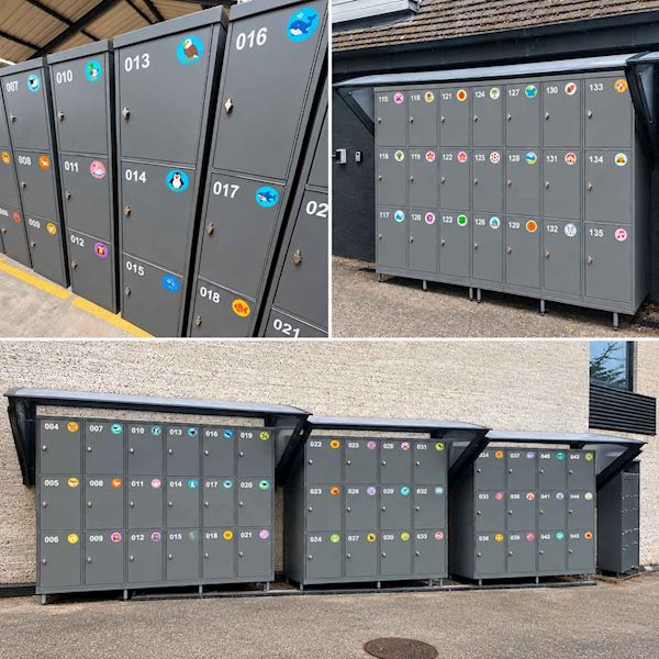Outdoor School Lockers for Alfriston High School