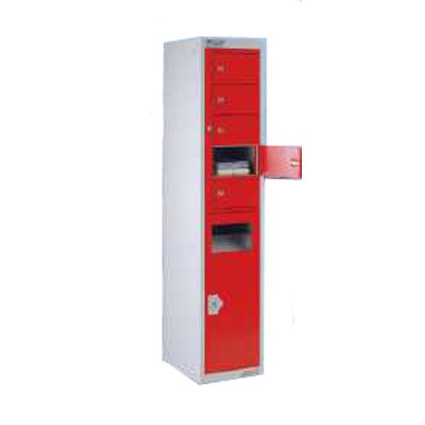 Combi Dispenser/Collector Locker 5 Door
