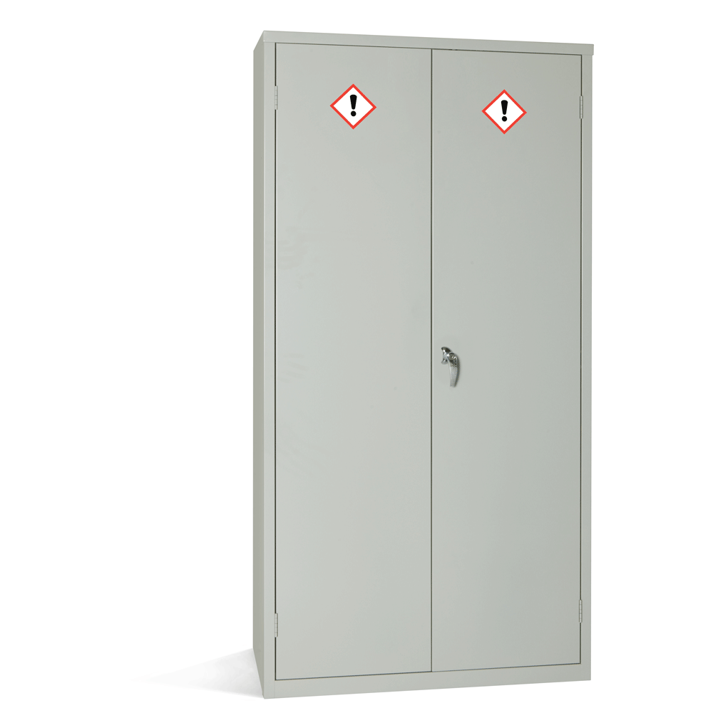 Full Height COSHH Cabinet with 3 Shelves - 1830H x 915W x 457D By Elite 