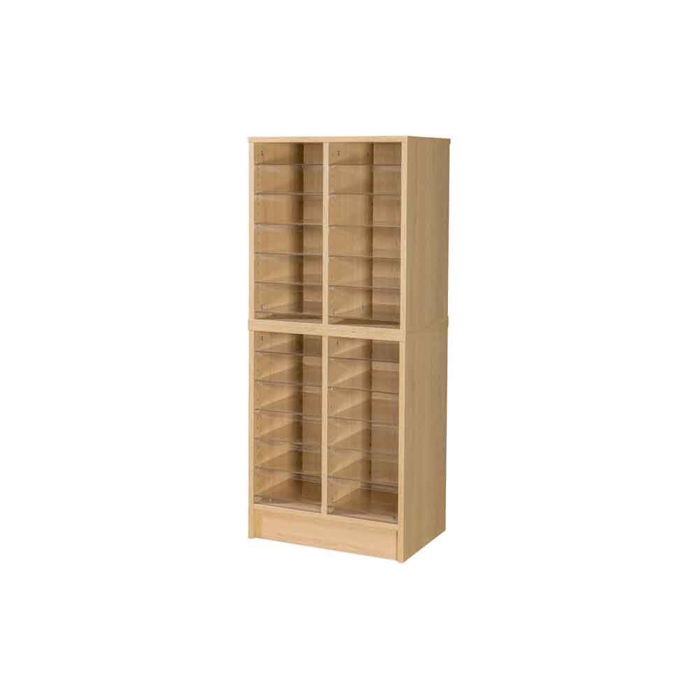 Wooden Pigeonhole Unit with 24 Compartments 1320H x 558W x 375D