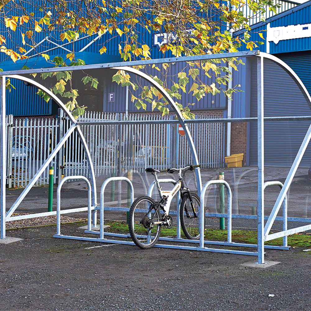 Dudley Cycle Shelter Powder Coated 