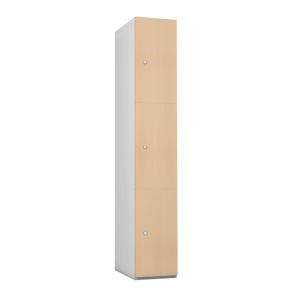 Timber Effect Three Door Locker