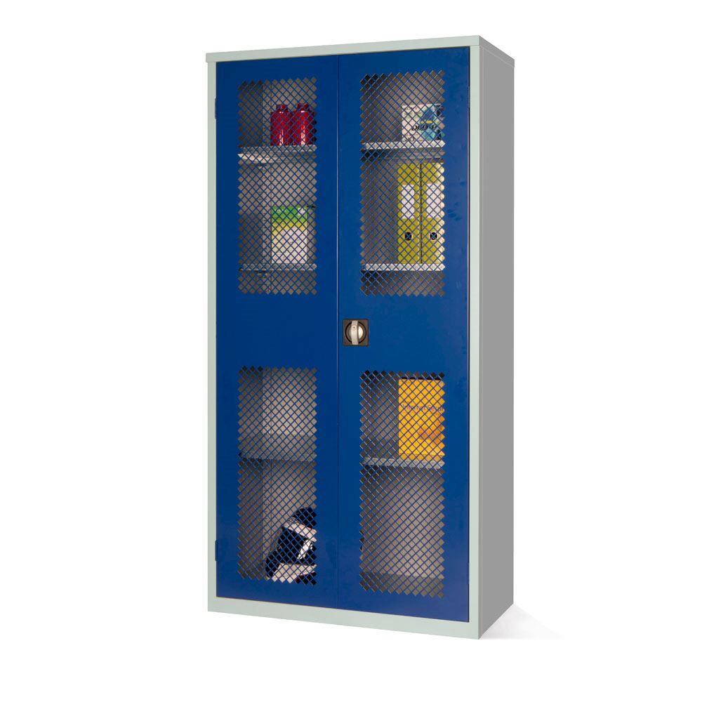 Mesh Fronted Cupboard 1830H