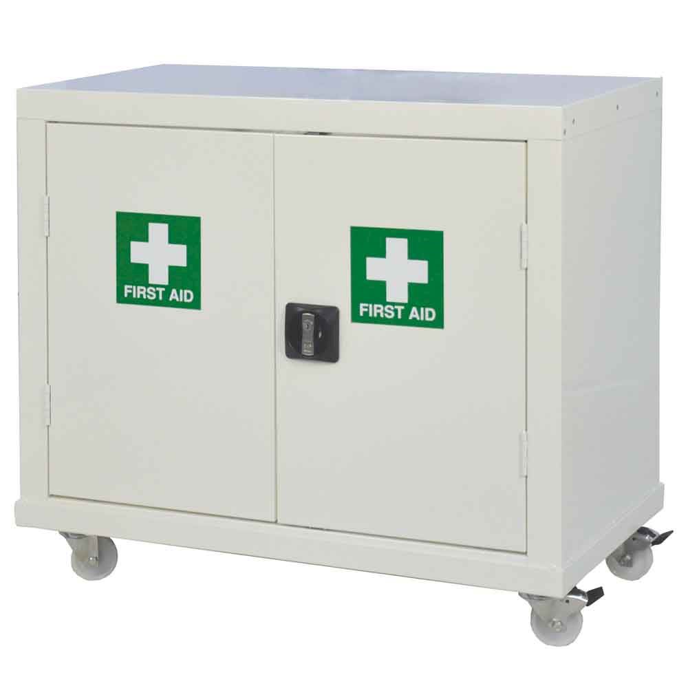 Small First Aid Mobile Cupboard 840 x 900 x 460