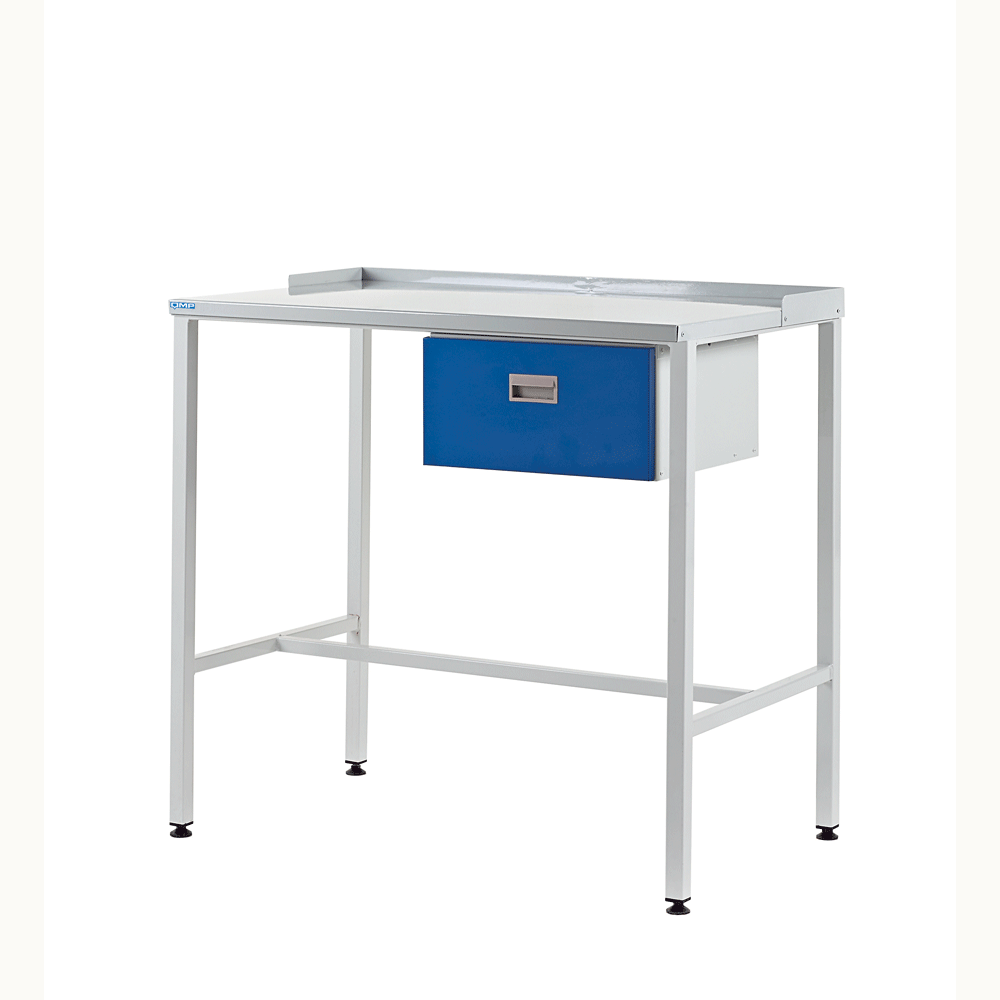 Team Leader Workstation with Single Drawer and Flat Top 920H