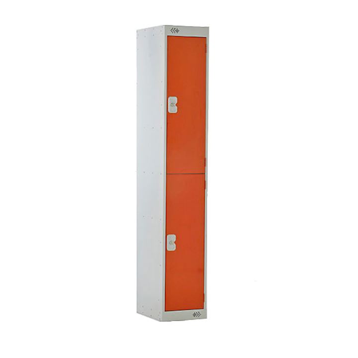 M Series Two Door Metal Locker With Coin Return Lock