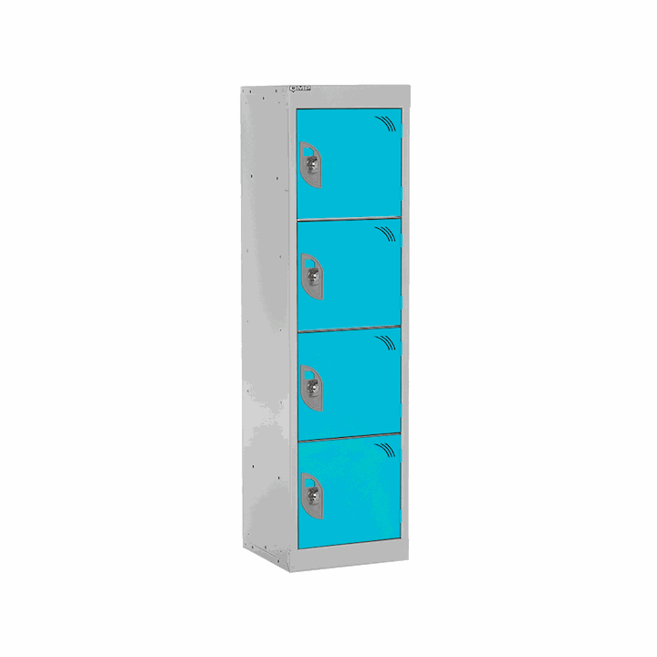 QMP Metal Primary School Locker - Medium 4 Door 