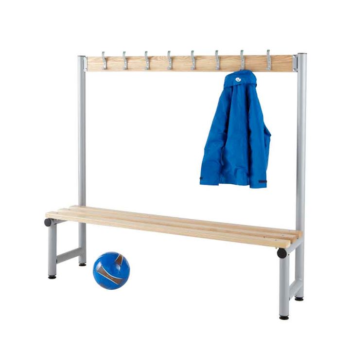 Probe Single Sided Hook Bench - Medium Height Round Tube