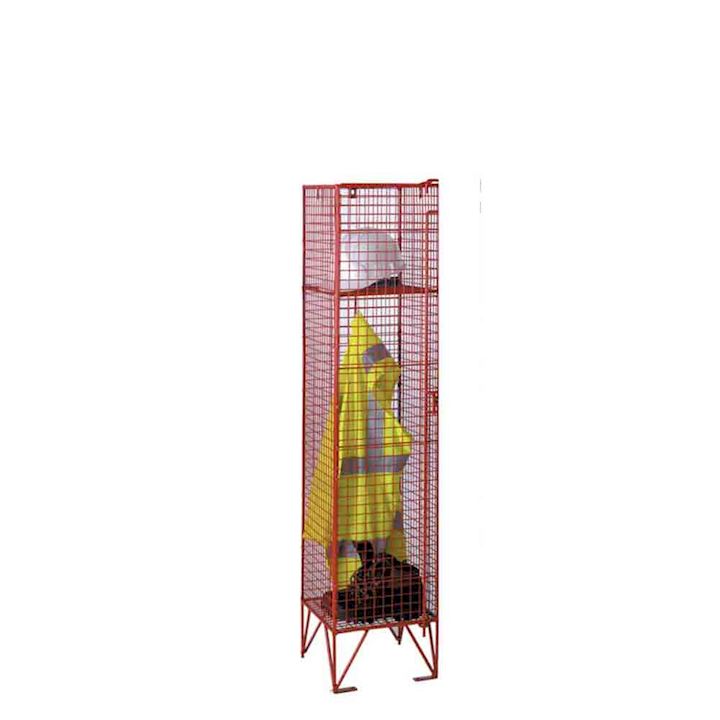 1370mm High Single Door Mesh Lockers