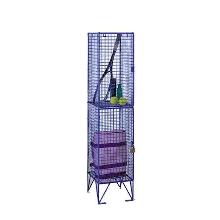 Wire Mesh Locker - Low Two Door