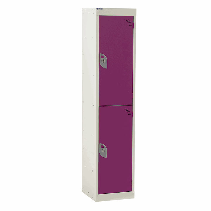 QMP Metal Rainbow School Locker - Mid Height 2 Door 