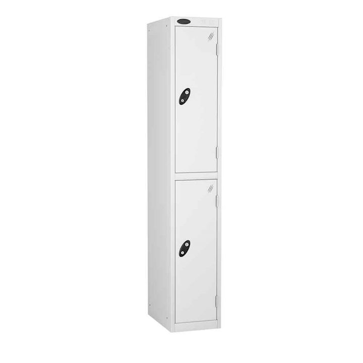 Probe White Metal 2 Door Locker  