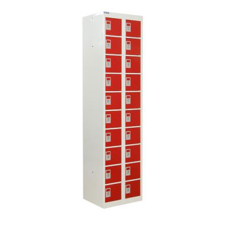 QMP Metal Personal Effects Locker - Tall 20 Door 