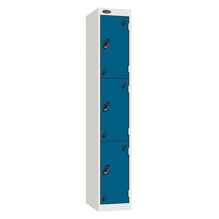 Probe Metric Metal Three Door Fire Rated Locker 