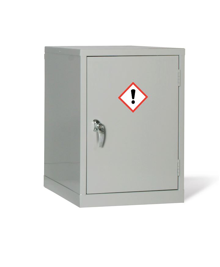 Low Height COSHH Cabinet 10 Litres 1 Shelf - 760H x 457W x 457D By Elite