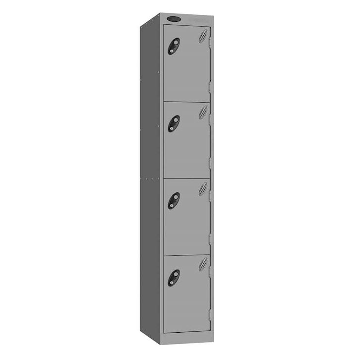 Probe Metric Metal Four Door Fire Rated Locker 