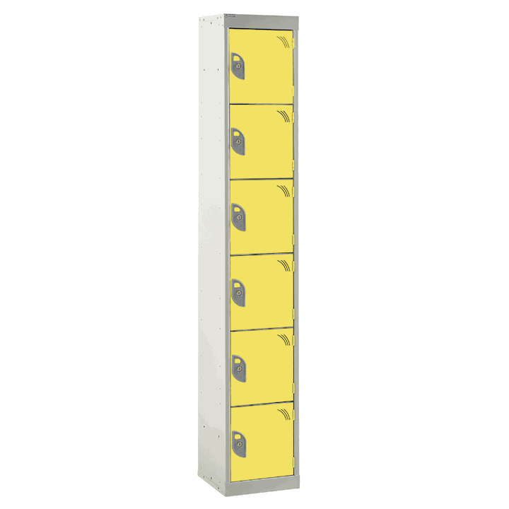 QMP 6 Door Metal Storage Locker - Tall