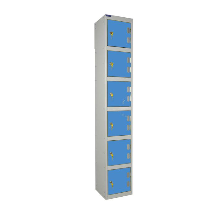 QMP Laminate Inset Door Locker -Tall 6 Door 
