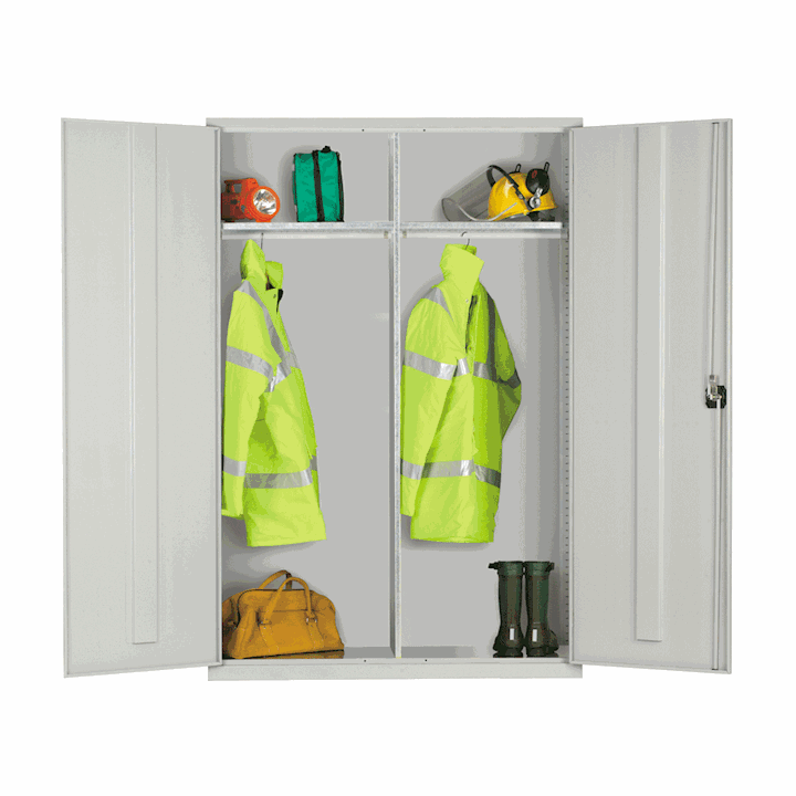 Elite Extra Wide Metal Wardrobe Cupboard