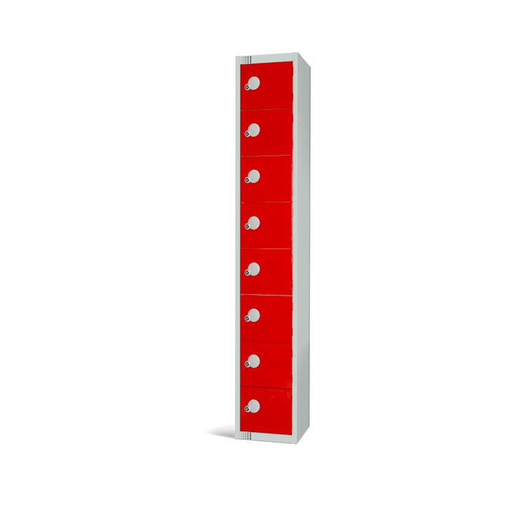 Elite Metal Staff Locker - Tall 8 Door