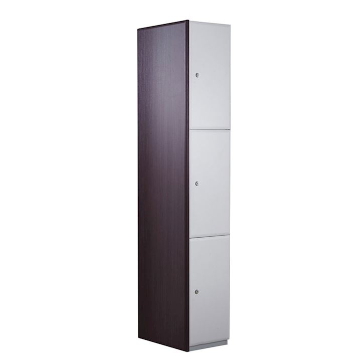 QMP Laminate Executive Office Locker - Tall 3 Door