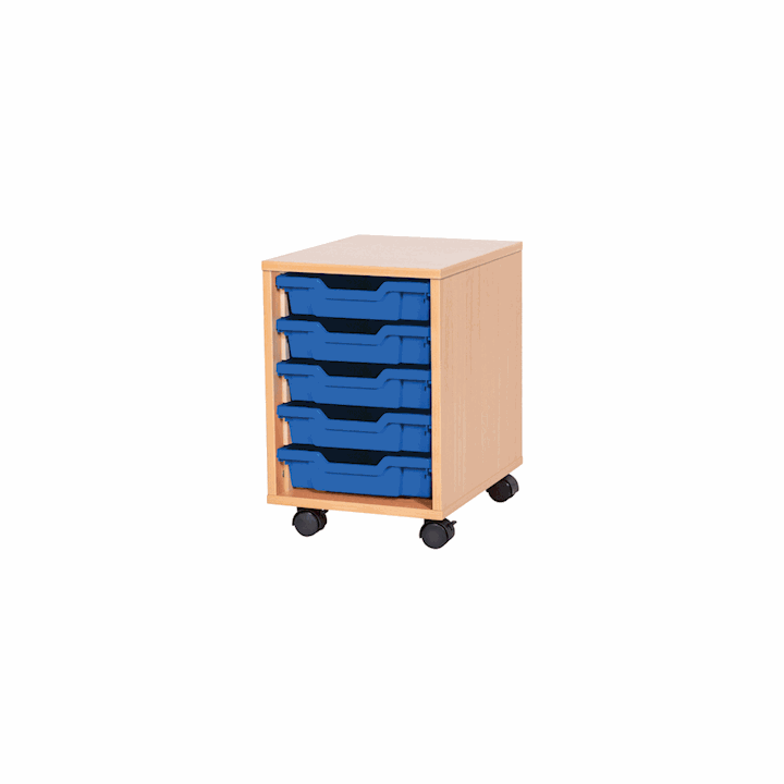 Premium 5 Tray Classroom Storage Cupboard 