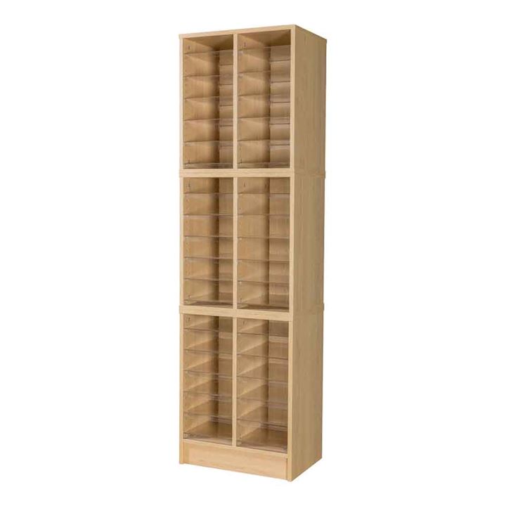 Wooden  36 Compartments Storage Shelf Unit