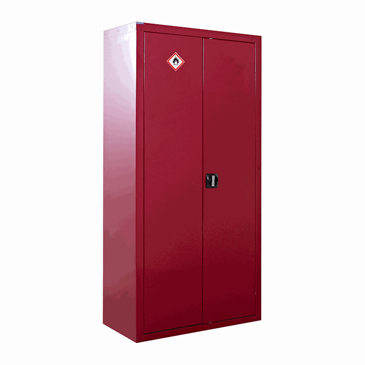 QMPFlammable Steel Cabinet - Tall Double Doors