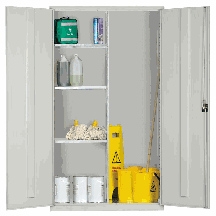Elite Metal Extra Wide Janitors Cabinet 1200W
