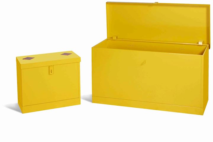 Elite Yellow metal COSHH Flat Top Floor Chest Large
