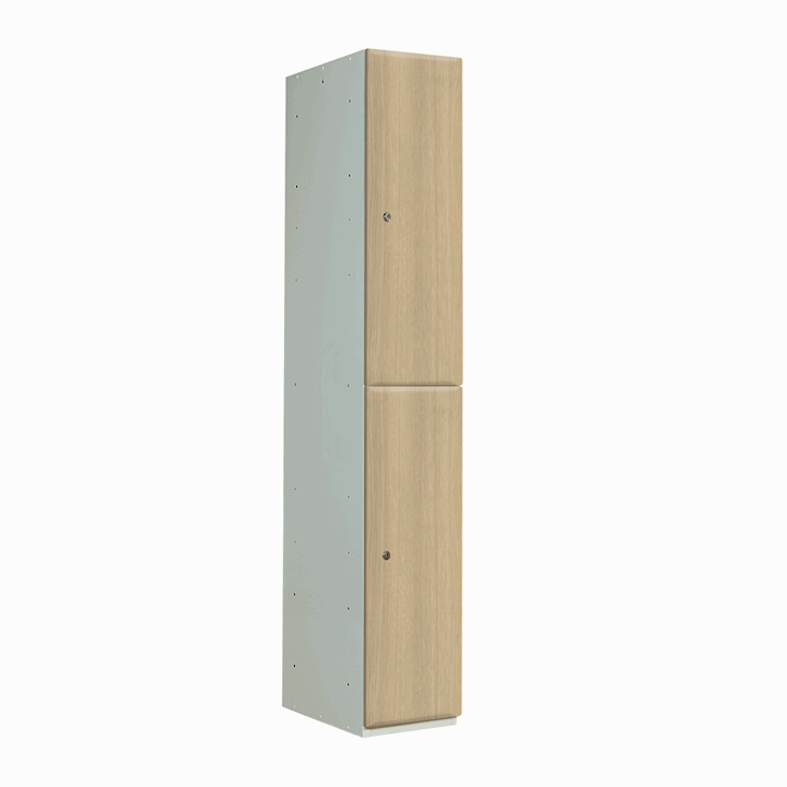 Wooden Two Tier Locker