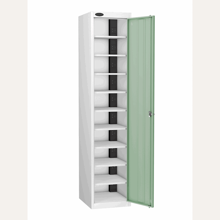 Powerbox by Probe 1 Door, 10 Compartment Laptop Locker