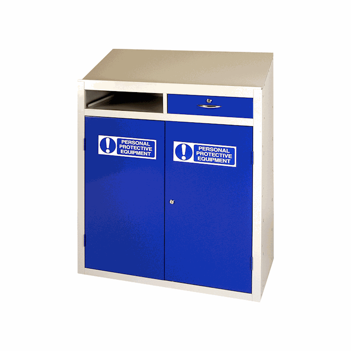 PPE Workstation with Single Drawer by Elite