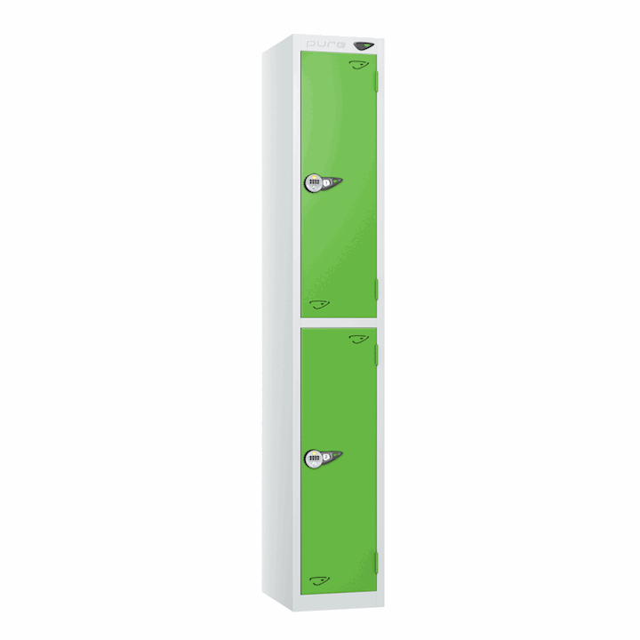 Pure Metal 2 Door Locker with 4 Scroll Combination Lock - Tall