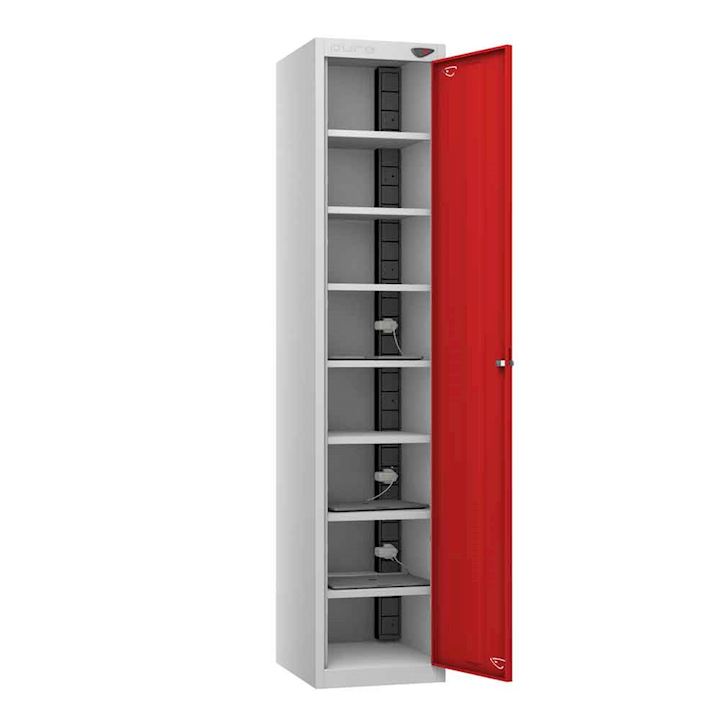 Supreme 8 Compartments, 1 Door CHARGE or STORE Laptop Locker 1800H