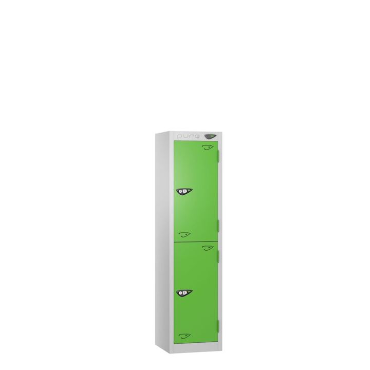 Pure Metal School Locker - 2 Door Low Height 120cm