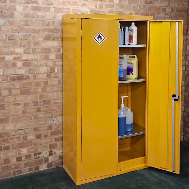 QMP Quick Delivery Hazardous Cabinet - Tall Double Doors