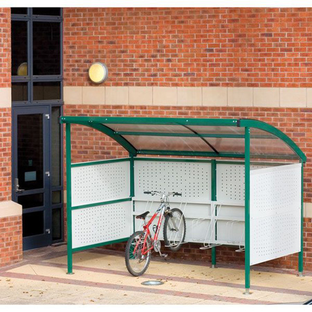 Premier Cycle Shelter  - Perforated Steel