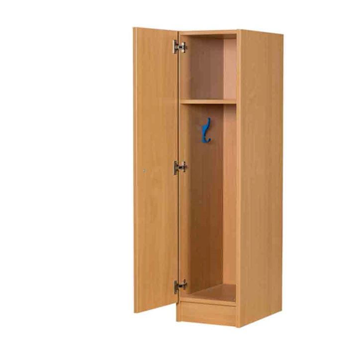 Classic Wooden Primary School Locker - Low 1 Door 